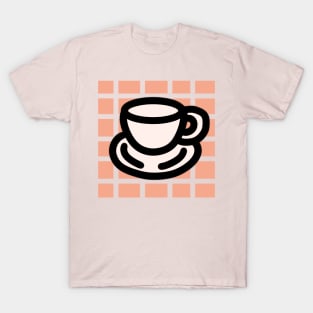 kaxwai cute pink coffee cup T-Shirt